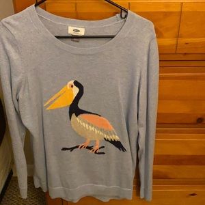 Cute Old Navy Sweater with Pelican!